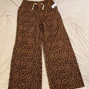 Kids Leopard Print Pants (New With Tags)